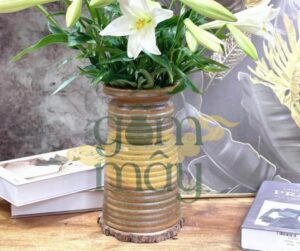 6 Mẫu bình hoa gốm sứ đẹp dáng xoắn