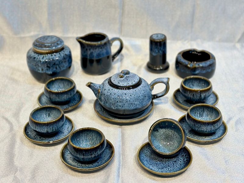 Bo Am Chen Men Da Cam Thach Bộ Ấm Chén Men Đá Cẩm Thạch